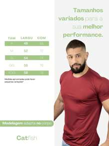 Boyfriend Style Men Sports Tees & Tanks - Burgundy - View 4