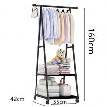 Multi Functional Coat And Hat Rack, Pants And Hat Storage Rack, Living Room Storage Rack, Floor To Ceiling Bedroom Small Coat And Hat Rack, Hanging Bag Rack - Multicolor - View 7