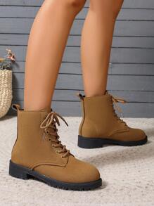 European And American Style Women's Black Boots, New Fashion Short Ankle Boots For Fall/Winter - Ginger - View 1