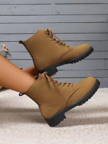European And American Style Women's Black Boots, New Fashion Short Ankle Boots For Fall/Winter - Ginger - View 2