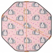 Tapetes Laváveis em Forma de Octógono para Xixi de Cachorro, Tapete Reutilizável de Jogo de Dormir para Gatos, Ajusta-se a Cerca Octogonal de 29", Tapete de Parque de Diversões para Cachorro, Tapete Absorvente e à Prova de Vazamentos para Treinamento de Animais de Estimação, Tapete Antiderrapante para Filhotes, Tapete de Treinamento para Filhotes para Canis, Gaiolas e Casas