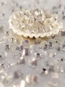 200/1000pcs 20 Colors Glass Seed Beads, Water Drop Shape, Jewelry Making Accessories For Bracelets Necklaces Rings, For French Embroidery