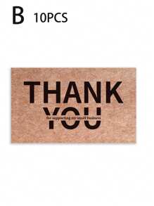 10/30/50pcs Thank You Cards, Small Business Fans Various Styles Thank You Cards, Shopping Kraft Thank You Greeting Cards Suitable For Christmas, Wedding/Bridal Shower, Holiday Party And Other Decorations Retail Store Owner Merchandise Customer Cards 2.1x3.5 Inch,Christmas