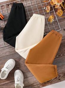 3pcs Tween Boys Printed Thermal Lined Active Pants Set - Multicolor - View 2