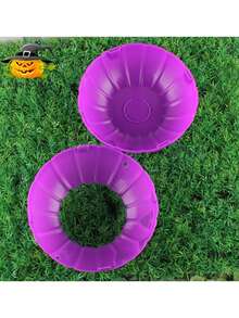 2-In-1 Foldable Pumpkin Candy Bucket, 5-Color Halloween Decoration Props Halloween Party,Christmas Decor - Multicolor - View 5