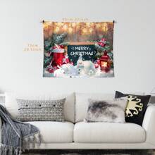 Phông Nền Nhung Màu Nâu Giáng Sinh Vui Vẻ, Nền Chụp Ảnh Quà Tặng Sàn Gỗ Mộc Mạc, Trang Trí Tiệc Ngày Lễ Tại Nhà, Biểu Ngữ Trang Trí Chúc Mừng Năm Mới, Đạo Cụ Studio Ảnh, Nghệ Thuật Treo Tường - nền giáng sinh - Xem 9