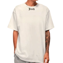 Unisex Jireh Christian Streetwear Oversized T-Shirt - 彩色 - 查看 1