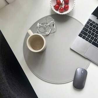 Round Placemat Artificial Leather Placemat Terrace Dinner Placemat Home Kitchen Table Decor Wedding Banquet Placemat Washable And Easy To Clean  Perfect For Festivals Parties Birthdays Dinners