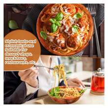 12 Pcs Wooden Salad Bowl Set Wooden Bowls For Snack Wood Salad Bowl Set Stackable Round Serving Bowl Wooden Woven Salad Bowl For Kitchen Meal Party And Salad Fruit Vegetable Snack, 6/8/10 Inch
