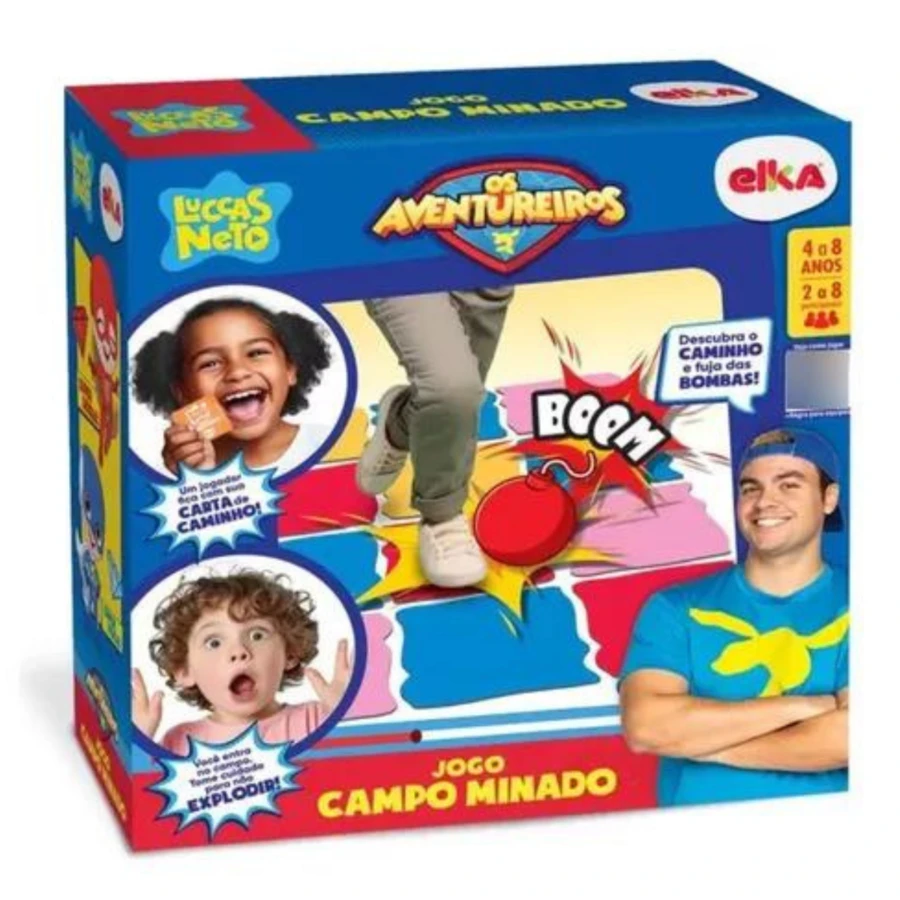 Children's Game Minesweeper Luccas Neto Aventureiros Elka - 彩色 - 查看 1