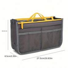 1pc New Double Zipper Bag Middle Bag Storage Bag Multi-Functional Toiletry Bag Organizer Bag Travel Storage And Easy To Carry - Multicolor - View 7