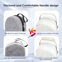 VR2 Hard Shell Carrying Case, Playstation VR2 Travel Storage Bag With Shoulder Strap, Fits PSVR2 Headset &Sense Controller Accessories, Gift For Lens Protector|Lens Cloth|Cable Management Strap