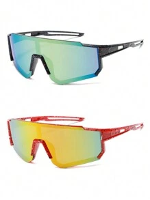 1/2Pcs Kids Fashion Glasses Youth Baseball Lightweight TR90 Frame Sports Cycling Shades For Boys Girls - Multicolor - View 14