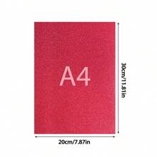 Papier cartonné à paillettes auto-adhésif, feuilles de paillettes de qualité supérieure pour l'artisanat, les projets artistiques et les décorations de fête, 10 pièces