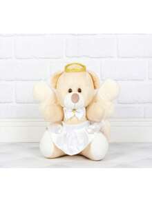 Larger Trio Of Angel Bears 18/22/26 For Niche And Decorations - trắng - Xem 2