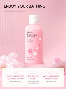 一套莱寇樱花保湿修护沐浴套装（日本樱花身体乳120g、日本樱花磨砂膏100g、日本樱花沐浴露100ml及沐浴海绵），清洁健康护肤套装，修护肌肤，旅行、露营、徒步、登山、户外活动必备，送给妈妈的贴心礼物 - 3件組B+浴球 - 查看 6