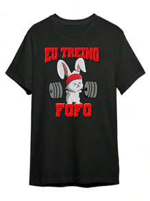 Basic T-Shirt I Train Cute (FRONT) Women's Men's Basic Cotton Unisex Reinforced Stitching Shirt