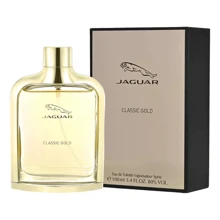 Jaguar Classic Gold Cologne For Men 3.4oz 100mL EDT Spray | Woody Aromatic Scent With Apple, Vanilla, Patchouli | Long-Lasting Masculine Fragrance By Jaguar Perfumes - Gold - View 3