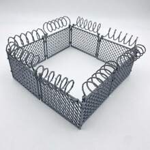 创意MOC小颗粒堆积男孩木栅栏隔离网防护网DIY路障工具道具儿童拼装玩具万圣节 - 灰色 - 查看 8