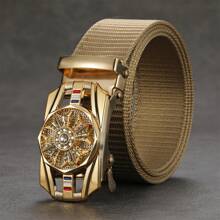 1件男士时尚简约汽车扣皮带，赛车装饰，休闲、商务、送给男友、丈夫、父亲的理想礼物，日常穿着，时尚，青少年，户外，度假，运动，旅行，街头，波西米亚风，复古秋季，万圣节秋冬配饰，适合青少年、青年、男士，休闲，户外，运动，度假，毕业礼物，生日礼物，日常穿着 - A - 查看 6