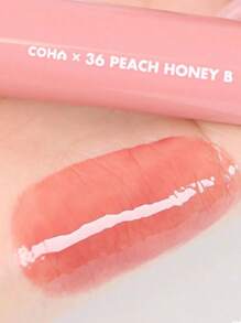 Rom&nd Romand JUICY LASTING TINT 36 PEACH HONEY B 5.5g/0.2oz，輕盈透氣果凍質地，鮮豔亮澤色調，長效持久易上妝，舒適日常唇妝，適合初學者，K-Beauty，韓系彩妝，Olive Young，禮物 - 36 PEACH HONEY B - 查看 4