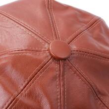 1 Pc Fashion Ladies Women Girls Leather Beret Hats Fashion Newsboy Hat - A - View 11