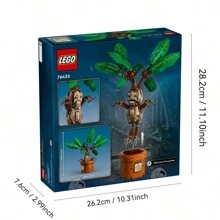 LEGO 哈利波特曼德拉草公仔和盆栽玩具，哈利波特儿童收藏礼物，神奇生物玩具套装用于房间装饰，哈利波特玩具适合 10 岁女孩、男孩或任何粉丝，76433，圣诞节礼物冬季礼物感恩节礼物 - 1色 - 查看 10
