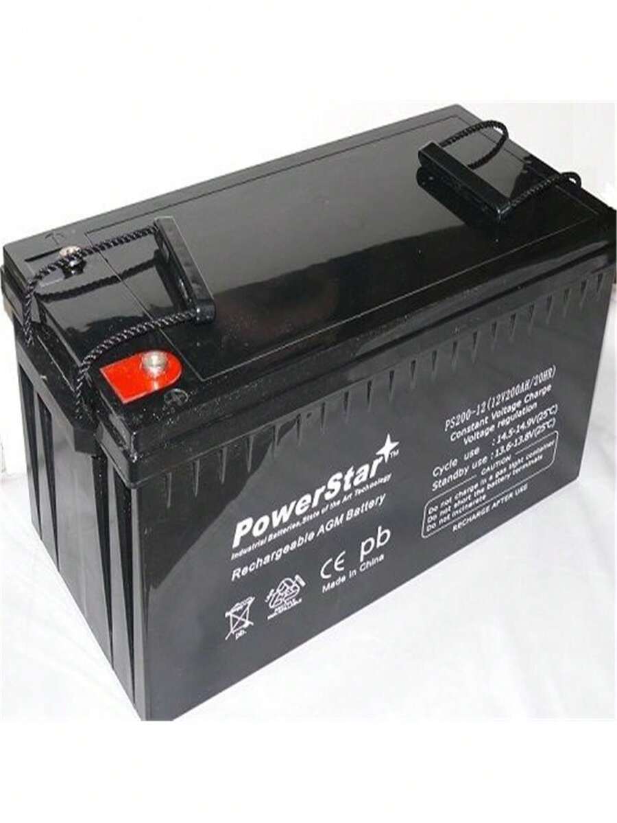 Unbeatablesale PowerStar Ps200-12-59 12V 200Ah Solar Power Battery ...