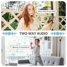 Robot Security Camera 2K Baby Pet Monitor Wireless Indoor- 2.4/5G Hz WiFi 360° Motion Detection Cameras For Home Security IP Indoor PTZ, High-Definition Full-Color Night Vision, Siren Alarm, Audio And Video Two-Way Call Camera