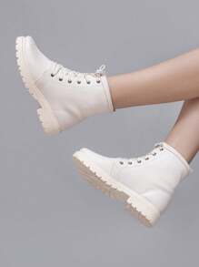 Women's Children's Boot Tratorada Cano Curto Girls La Requinte - 米色 - 查看 3