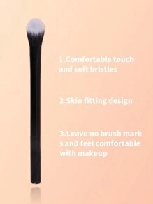 1 pieza Pincel de maquillaje minimalista con contorno, herramienta de maquillaje cosmético brochas maquillaje pinceles maquillaje cepillo maquillaje