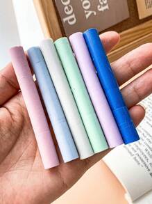 M O K A 1pc Big Capacity Eraser With Refillable Lead And Cartoon Girl Design, Random Delivery Back To School - Multicolor - View 7