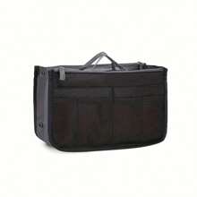 1pc New Double Zipper Bag Middle Bag Storage Bag Multi-Functional Toiletry Bag Organizer Bag Travel Storage And Easy To Carry - Multicolor - View 19