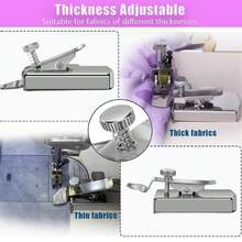 1pc Silver Grey Multifunctional Magnet Gauge Tool - Industrial Sewing Machine Positioner, Anti-Rolling Edge Guide, Crimping Line Anti-Deviation Gauge, And Seam Edge Controller For Old Household Sewing Machines - Silver - View 11