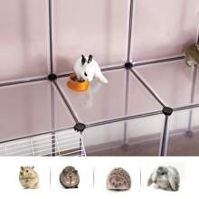 SONGMICS Playpen For Guinea Pigs - White - View 3