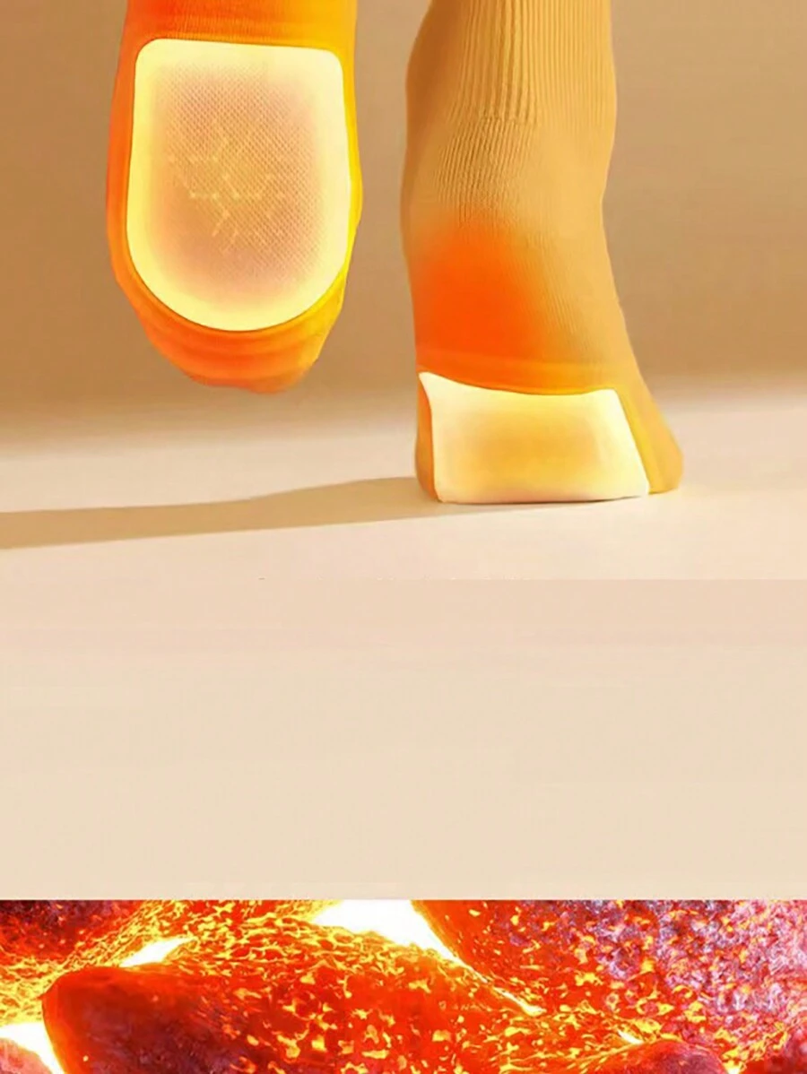 5/10/20双装暖脚贴，防寒保暖自发热脚贴，持久保暖，有效防寒，圣诞礼物，暖手宝，男士礼物，圣诞袜填充物，可充电暖手宝 - 彩色 - 查看 1