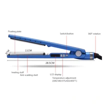 Hair Straightening Irons - Blue - View 5