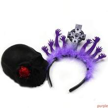 1PC Halloween Zombie Hand Headband Holiday Dance Headband - Multicolor - View 9