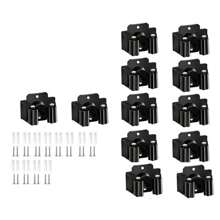 1pc/4pcs/6pcs/12pcs Wall-Mounted Broom Holder Clips, Stainless Steel Mop Storage Racks, Multi-Purpose Organizer Racks, Garage Laundry Room Space Saving Broom Holders, Bathroom Tool Storage Racks, Other Tools Organization Storage - Black - View 10