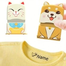 Gepersonaliseerde kindernaamstempel, gepersonaliseerde waterdichte stempel voor kleding, gepersonaliseerde inktkussenstempels, babyshower, familiedecoraties, cadeaus, winteravondcadeaus, terug naar school, wintercadeau-ideeën, jongen, meisje, Valentijnsdag