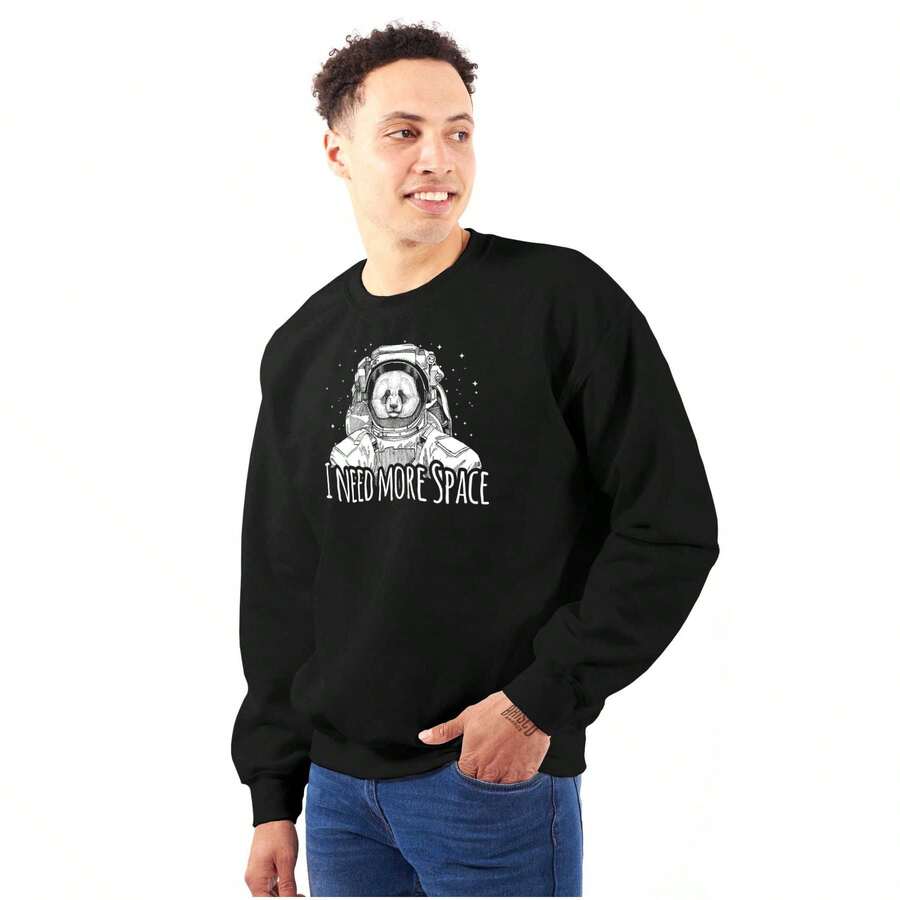 I Need More Space Panda Astronaut Sweatshirt