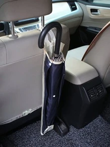 1pc Car Extended Umbrella Bag Portable Foldable Car Waterproof Umbrella Seat Back Storage Bag - Multicolor - View 6