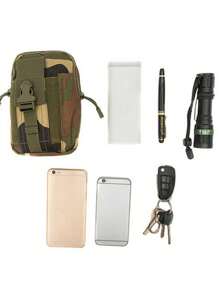 Durable Tactical Waist Pack - Multi-Functional Oxford Cloth Waist Bag, Multi-Compartment Design, Suitable For Outdoor Sports, Business Casual And Fishing, Business Casual Bag | Secure Storage Bag | Secure Zipper Closure, Practical Bag (Zipper Direction Random) - Multicolor - View 10