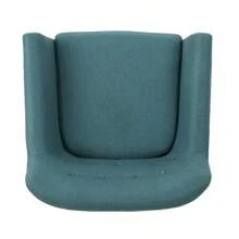 Outdoor Chair, Mid-Century Fabric Outdoor Chair, Dark Teal