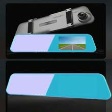 Original 1080p Rear View Car DVR Camera Dual Lens Mirror Black Box With WDR & GPS Functions Vision Model Touch Screen Dash Cam