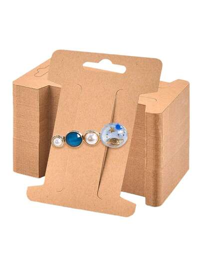 10/50/100pcs Gift Packaging Cardboard Hair Clip Jewelry Display Cards