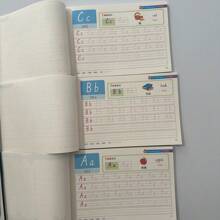 1 English Description Book ABC Writing Exercise Book Drawing Drawings Handwriting Practice Learning To Write Letters,1 English ABC Writing Exercise Book, Dot Coloring, Exercise Book, English Coloring, Professional Training, Painting, Sketching, Calligraphy Practice, Learning Calligraphy (Some Positions And Styles Are Random) - Multicolor - View 9