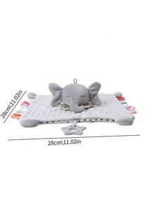 Loveys For Babies Elephant Baby Stuffed Animal Security Blanket With Teether Lovey Cute Snuggle Blanket Plush Tags Toy Snuggler Blanket For Infant Toddler (Một số bộ phận có thể là ngẫu nhiên) - Nhiều màu - Xem 5