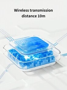 低延遲重低音電競耳機,支援更快速的無線傳輸和聚合物鋰電池,續航力更長 - 銀色 - 銀色 - 查看 10