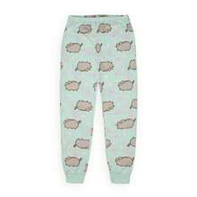 Pusheen Girls Meow Scatter Short-Sleeved Pyjama Set (Green) - Army Green - View 3